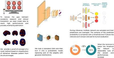 Enabling uncertainty estimation in neural networks through weight perturbation for improved Alzheimer's disease classification